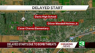 Bomb threat investigation delays start times for multiple Davis schools
