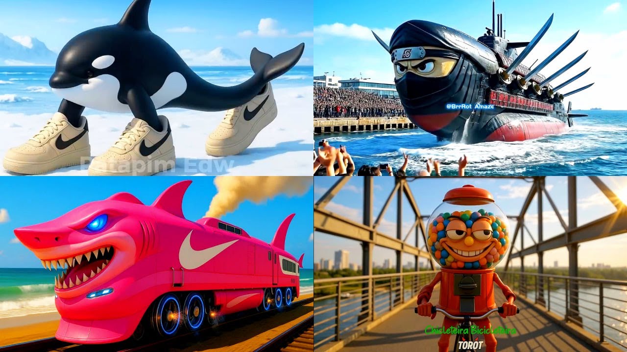 BRAINROT EXTINCTION TRUCKS 🆚 BRAINROT CAR 🆚 BRAINROT MOTORCYCLE - Tiles Hop EDM Rush!