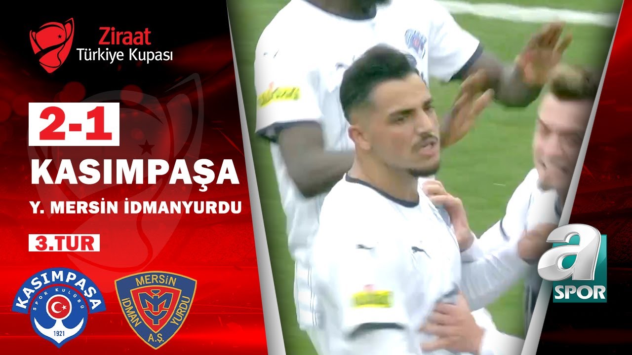 Kasımpaşa 2  - 1 Yeni Mersin İdman Yurdu MAÇ ÖZETİ (Ziraat Türkiye Kupası 3. Tur Maçı) / 18.10.2022