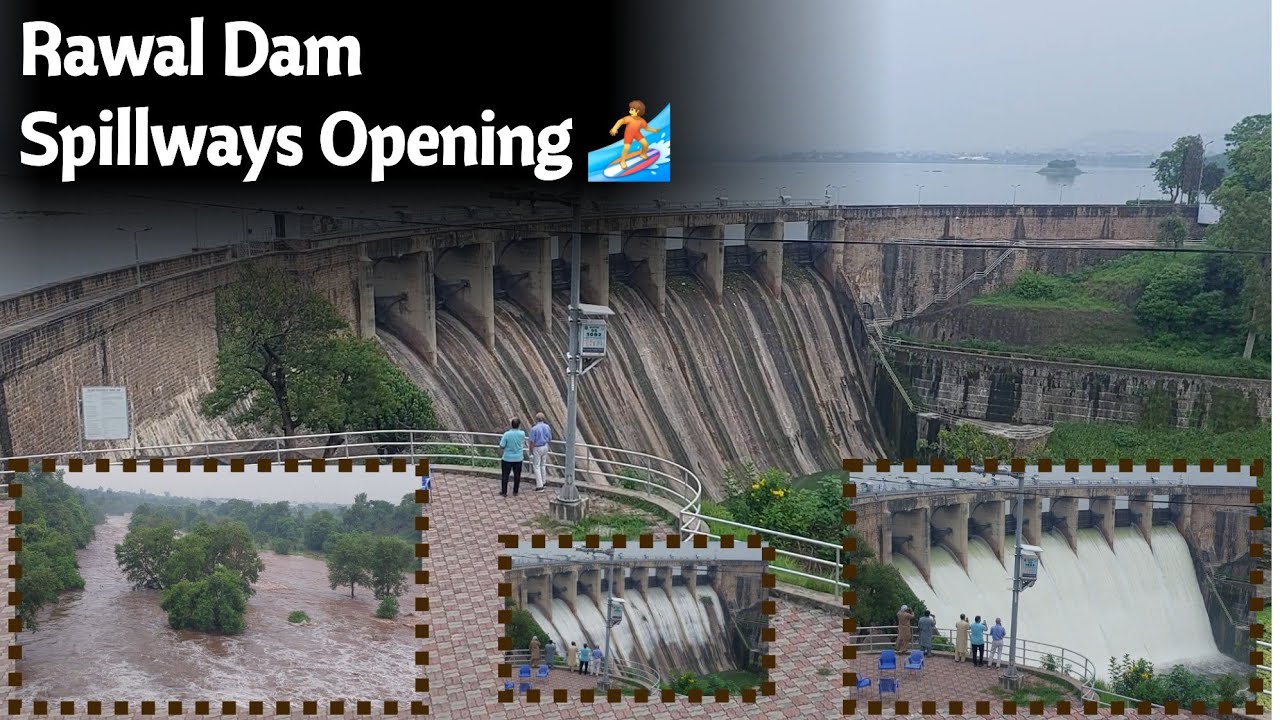 Rawal Dam Spillway Opens After Heavy Rains – Spectacular Views (Clear & engaging) | The WAHJOC