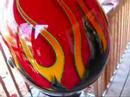 Helmet Paint Airbrush Flames by Dirt Designs