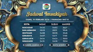 Download Lagu Jadwal Imsakiyah \u0026 Buka Puasa 1 Ramadan1447 H , 19 Februari 2026 MP3