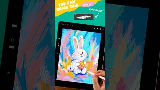 Colorful Easter Bunny - Paint it with me! #SpringOnYoutube #Artwithflo
