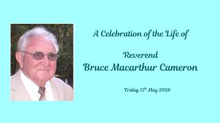Alstonville Anglicans Bruce Cameron Memorial Service