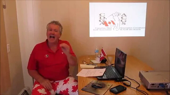President of Canadian Deaf Golf Association Dana M...