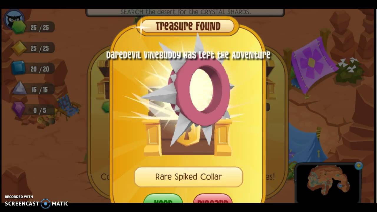 Animal Jam| OMG RARE LONG COLLAR FROM FORGOTTEN DESERT!