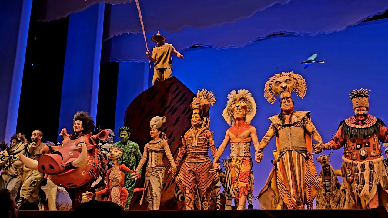 Le Roi Lion (The Lion King), Disney, Saluts, Curtain Call, Théâtre Mogador, Paris, 2025