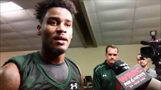 UAB CB Darez Diggs after first practice Details