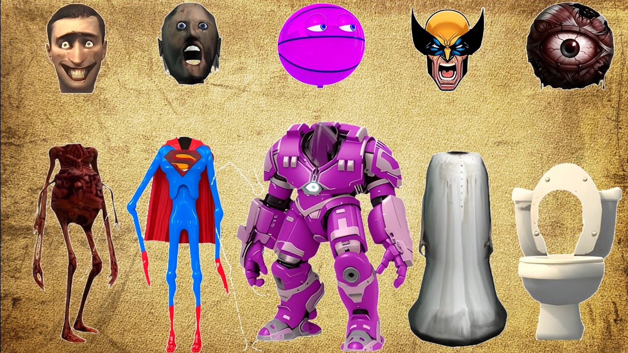 WRONG HEADS SIREN HEAD CAR, GREEN HOUSE HEAD, SCARY HOUSE, SIREN HEAD DOUBLE, SIREN HEAD THUNDERBOLT