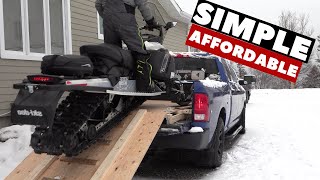 Athlete Statistics How to build a wood sled deck to carry  a snowmobile  in a pickup bed | Pierre’s Adventures