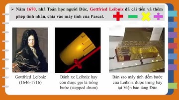 Máy tính cơ học Pascaline|| Bài 1. Tin 8 KNTT