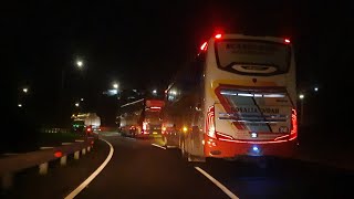 Uji mekanik + uji skil ditanjakan✅Bis tingkat Damri Vs Rosalia indah