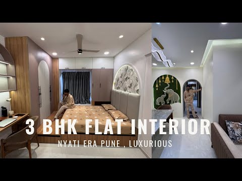 Luxury home Interior pune | 3BHK Flat Full Interior Design | Premium Modern Home Tour