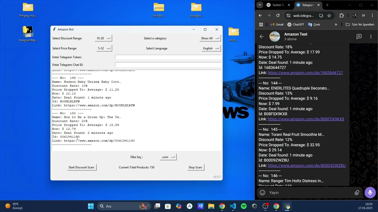 Amazon Deal & Discount Tracker Bot