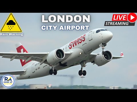 🔴LIVE:  Windy London City Airport | 15 July 2025
