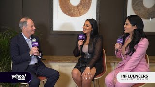 Influencers Huda Kattan and her sister Mona Kattan on how they built a beauty empire