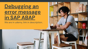 Debugging an error message in SAP ABAP | OOPS ABAP | Debugging techniques