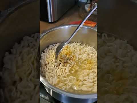 Cooking 🍳 stirring  😍 having fun 😋