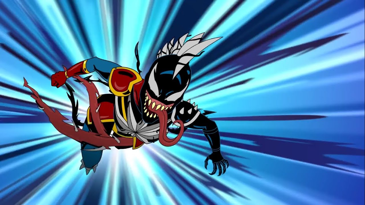 Captain Marvel Venomized