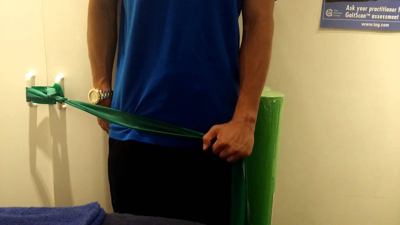 Wrist exercises Theraband ulnar deviation YouTube