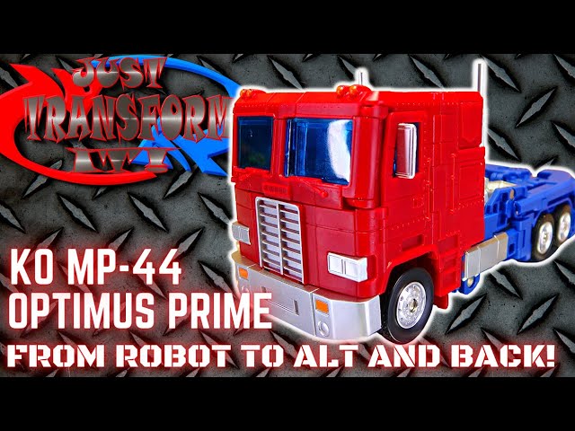 JUST TRANSFORM IT!: KO MP-44 Optimus Prime - YouTube