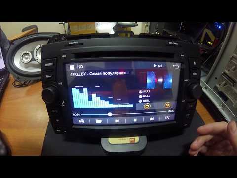 Штатна автомагнітола з навігацією GPS для автомобілів Toyota Prado 2002-2009 7'', видео 1