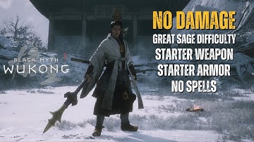 Erlang (Great Sage) Starter weapon/armor | No damage/spells - Black Myth: Wukong
