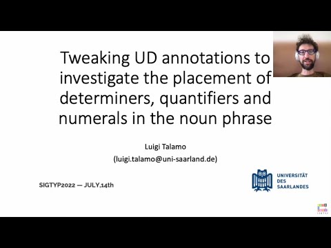 Tweaking UD Annotations to Investigate the Placement of Determiners, Quantifiers, Numerals in the NP