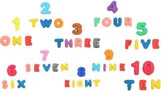 Play Doh Numbers | Learn To Count 1 to 10 | Learn Numbers for Kids | Song and Rhymes | Stop Motion