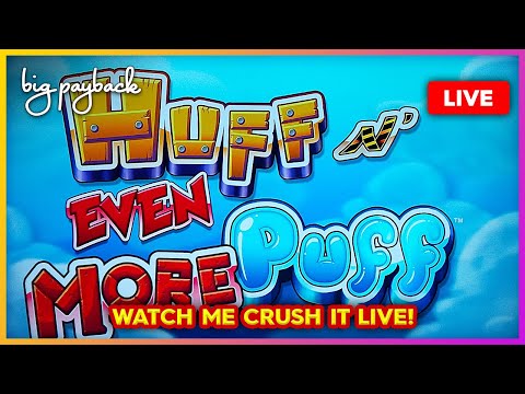 🔴 $5,000 for → LIVE HUFF N' MORE PUFF Slots! Big Payback LIVE!