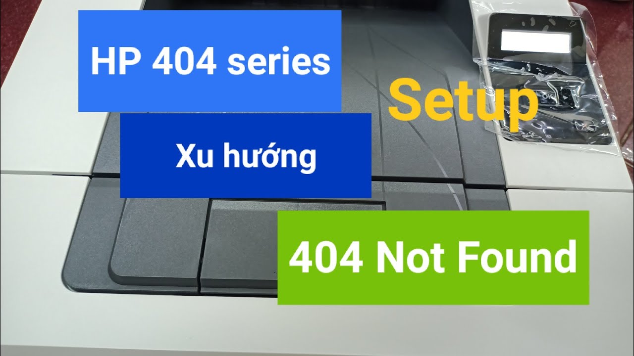 HP M404 series_hướng dẫn cài đặt sử dụng cơ bản- HP... - youtube