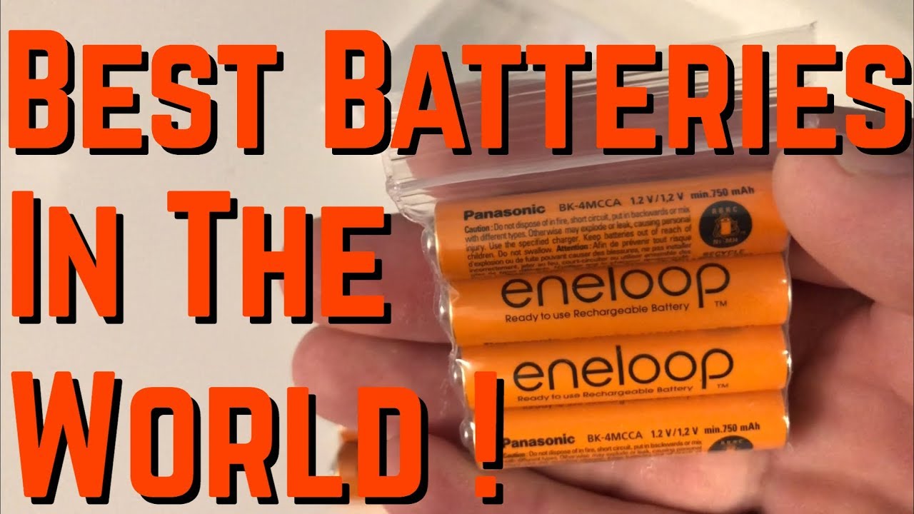 Best Rechargeable Batteries | Sanyo/Panasonic Eneloop AA & AAA