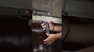 Foldable Toy Gun FMG9 EVA Soft Foam Shell Ejection Gun Toy screenshot 1