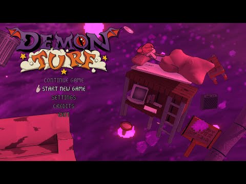 Demon Turf  gameplay смотрим геймплей обзор начало прохождение обучения. Стоит ли играть?