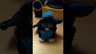 Blue Blueberry Furby (before cleaning/repairs)