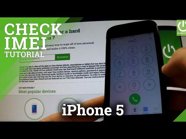 iPhone5 確認用 How to check the IMEI Number in APPLE iPhone 5 - Code Method - YouTube