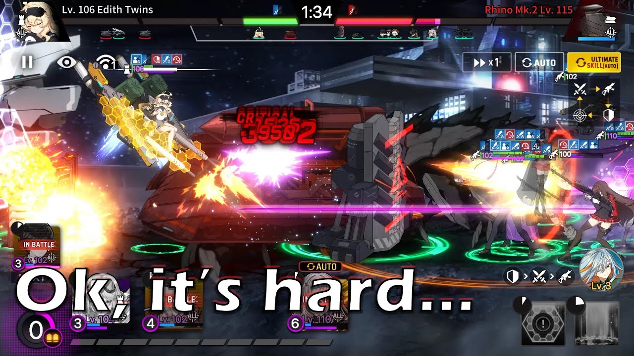 Counterside (SEA server) : Challenge Act 3-15 when you can't copy other player...