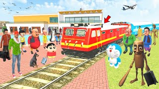 Franklin ke Ghar Par Aayi Train 😱😂 in Indian Theft Auto Simulator | New Update 🤩💥