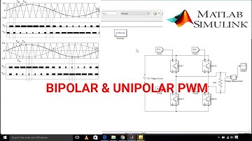 Bipolar and Unipolar PWM Technique for Inverter | MATLAB Simulation
