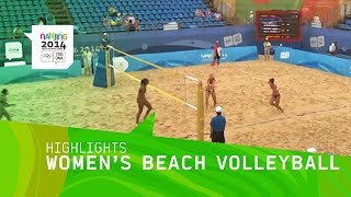 Women's Beach Volleyball - Highlights | Nanjing 2014 Youth Olympic Games