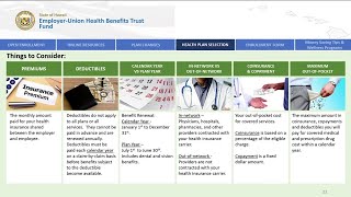 EUTF Open Enrollment Workshop