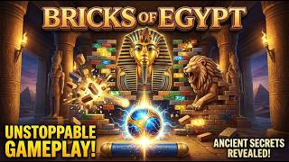Bricks of Egypt (2004) TEMPLE MAYHEM Level 1-4 (Arcanoid)