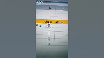 How to Create a Dynamic Checklist in Excel #shorts
