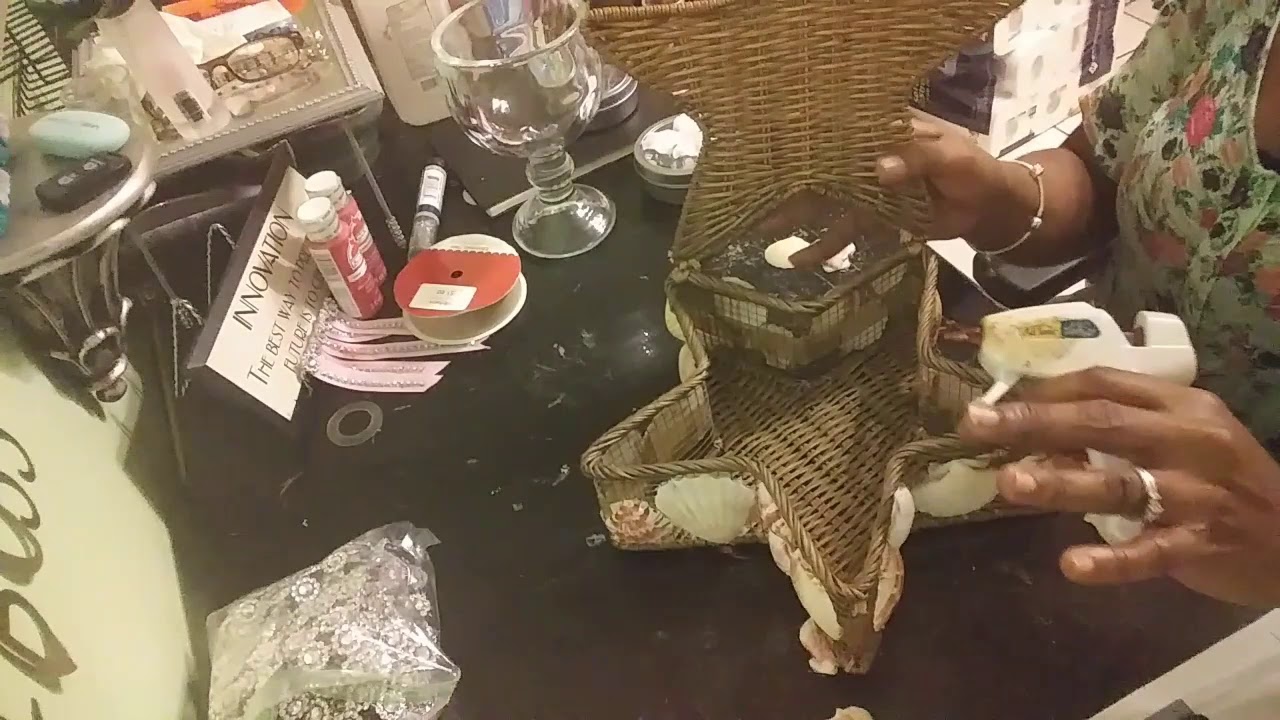 DIY Seashell Bathroom Decor