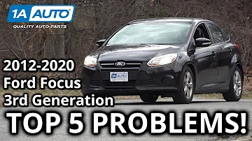 Top 5 Problems Ford Focus Hatchback 2012-2020 3rd Generation