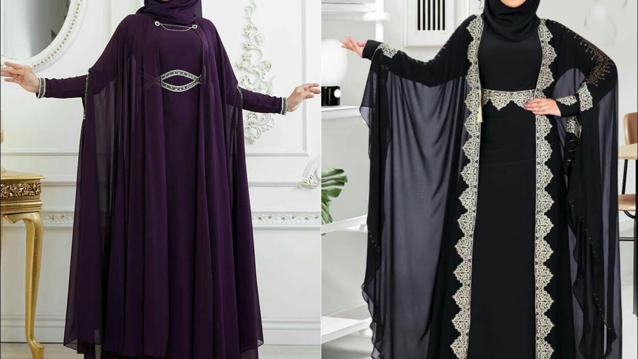 أروع تشكيلة من عبايات سواريه و عبايات سهرة قمة الاناقة💟