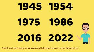 How do Vietnamese read and say years in real life?| V4U
