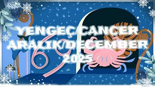 Aralık 2025 Astrolojik Burç Yorumu Yengeç/Yükselen Yengeç/Cancer Monthly Horoscope for December 2025
