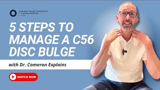 5 Steps To Relieve C5-C6 Disc Bulge Pain At Home Dr. Chris Cameron Chiropractor In Lucan On
