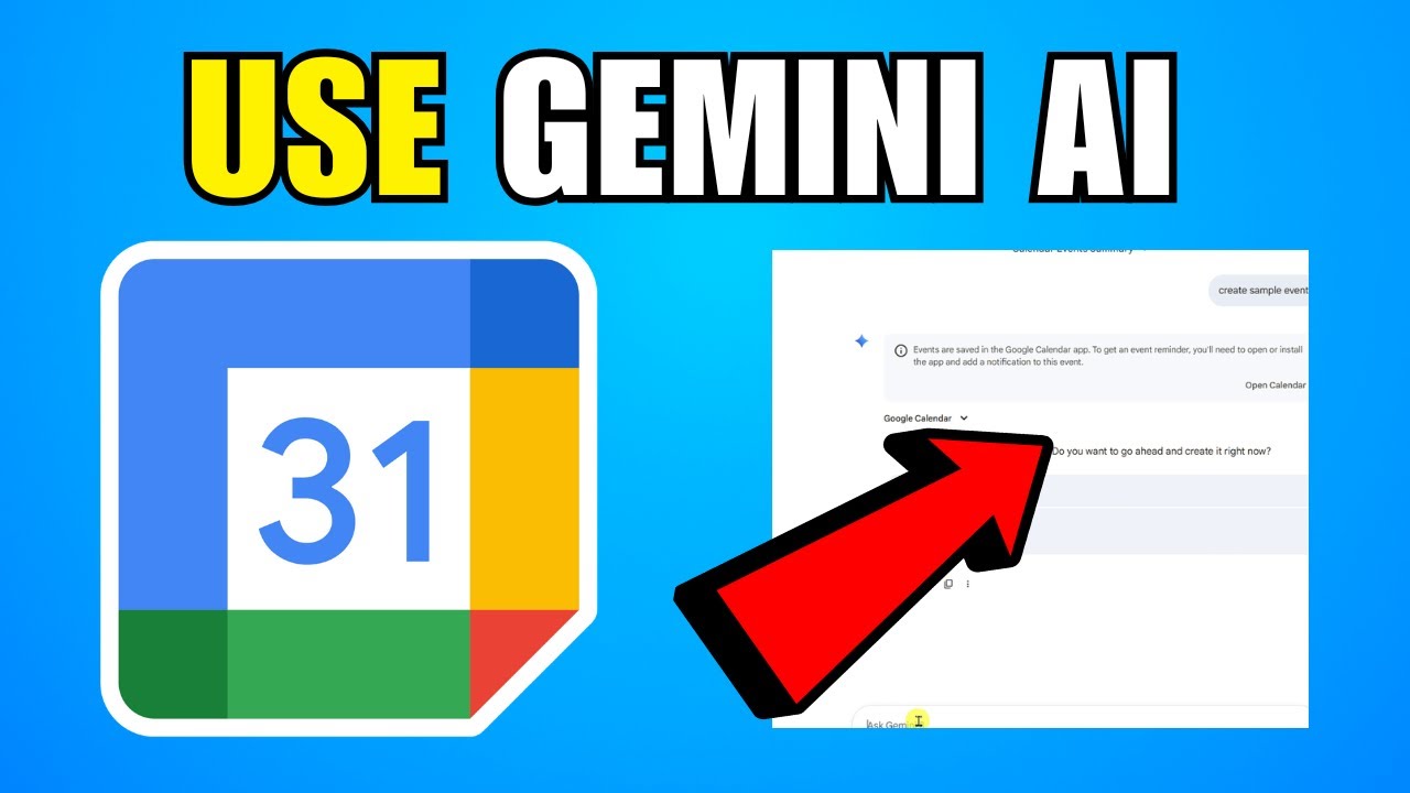 How To Use Gemini AI With Google Calendar (2026) (Complete Guide) - YouTube